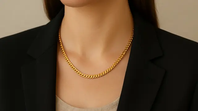 Model Kalung Emas 5 Gram untuk Dewasa/Ilustrasi gambar oleh AI