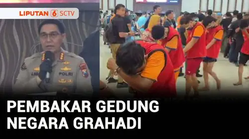 VIDEO: 9 Orang Pembakar Gedung Grahadi Surabaya Jadi Tersangka, Total 74 Orang Ditangkap
