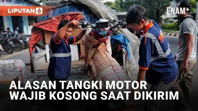 Jasa ekspedisi menjadi solusi saat hendak membawa motor ke kampung halaman. Namun ekspedisi mewajibkan tangki motor dalam keadaan kosong. Ternyata ketentuan ini bukan tanpa alasan.