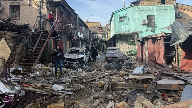Drone Rusia Hantam Permukiman Warga Odesa Ukraina, Dua Orang Tewas