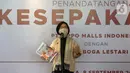 CEO PT Supra Boga Lestari Tbk Meshvara memberi sambutan pada penandatanganan kesepakatan Lippo Malls dan PT Supra Boga Lestari (RANC) di Jakarta, Selasa (8/9/2020). Pada kuartal IV tahun 2020, RANC beroperasi di Senayan Park dan tahun 2021 di 3 mall. (Liputan6.com/Fery Pradolo)