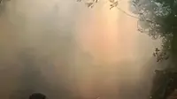 Kondisi Terkini Kebakaran di Kawah Ijen Banyuwangi