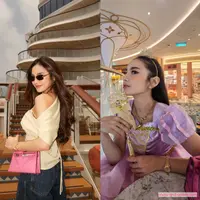 Mahalini Raharja kini sedang nikmati liburan di tengah laut bersama keluarga dengan nuansa fairy Disney. Meski liburan di kapal, Mahalini Raharja upayakan gaya yang praktis untuk setiap OOTD [@mahaliniraharja]