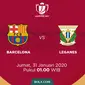 Copa del Rey - Barcelona Vs Leganes (Bola.com/Adreanus Titus)