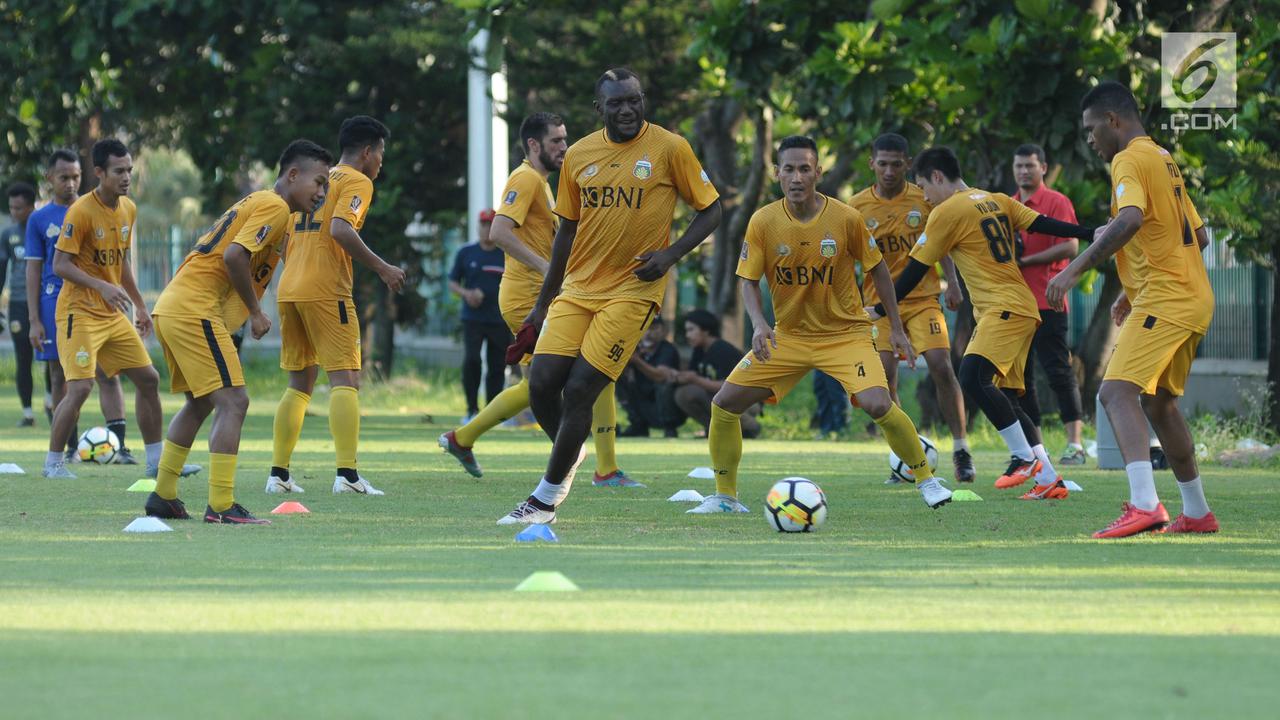 Hadapi Persija di Laga Pembuka Liga 1 2018, Bhayangkara FC Latihan di Lapangan A Senayan