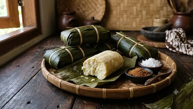 Ilustrasi Resep Tape Gaplek Singkong