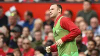 Striker Manchester United asal Inggris, Wayne Rooney. (AFP/Anthony Devlin)