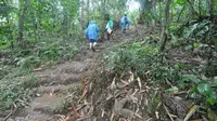 Salah satu lintasan Banyuwangi Ijen Green Run 2017. (istimewa)