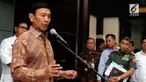 Pemerintah mengumumkan Peraturan Pemerintah Pengganti Undang-Undang (Perppu) Nomor 2 Tahun 2017 tentang Organisasi Kemasyarakatan (Ormas)