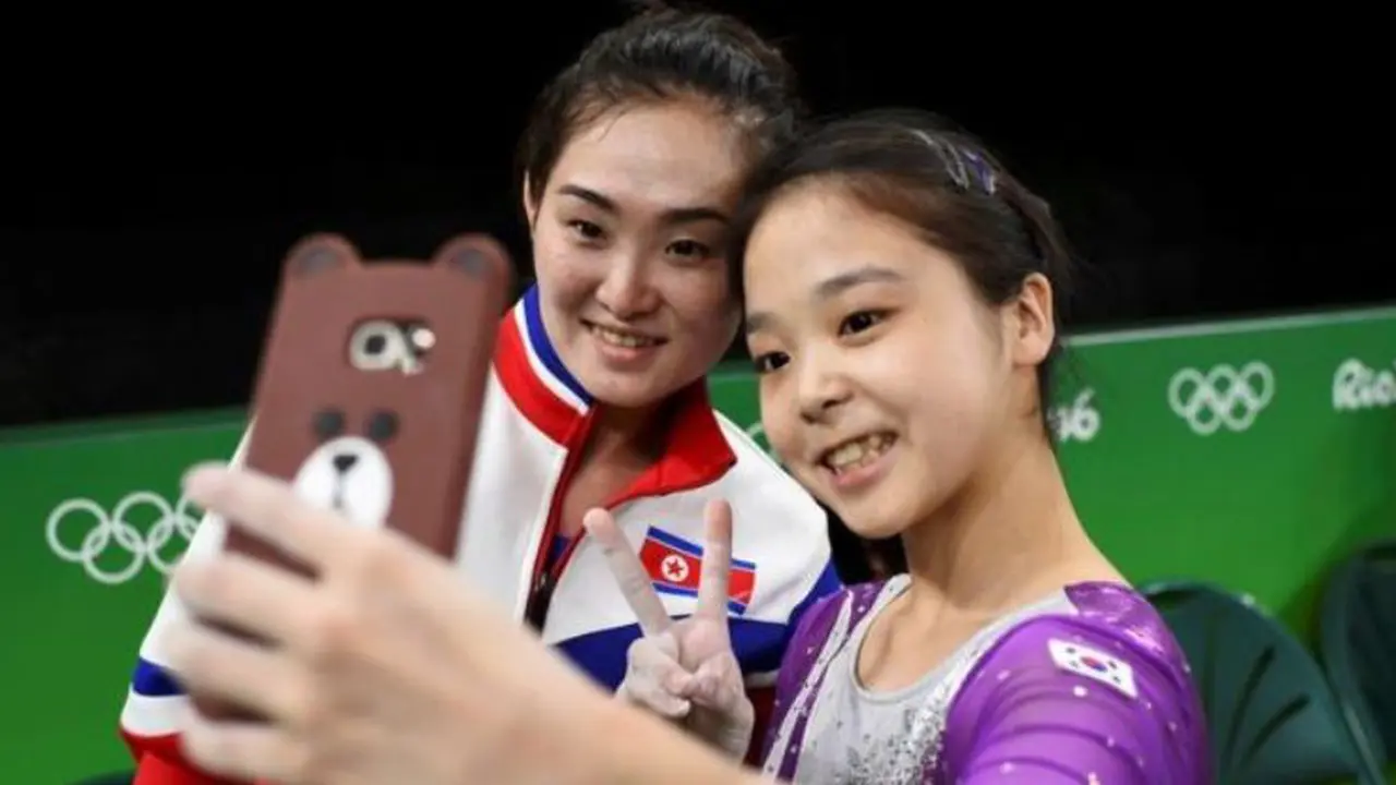 Dua pesenam Korea Selatan dan Korea Utara