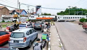 KAI Kebut Benahi 190 Perlintasan Sebidang, Progres Konstruksi Sentuh 77%