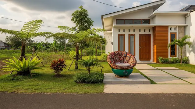 Puff atau Kursi Bulat Minimalis dari Galon Bekas