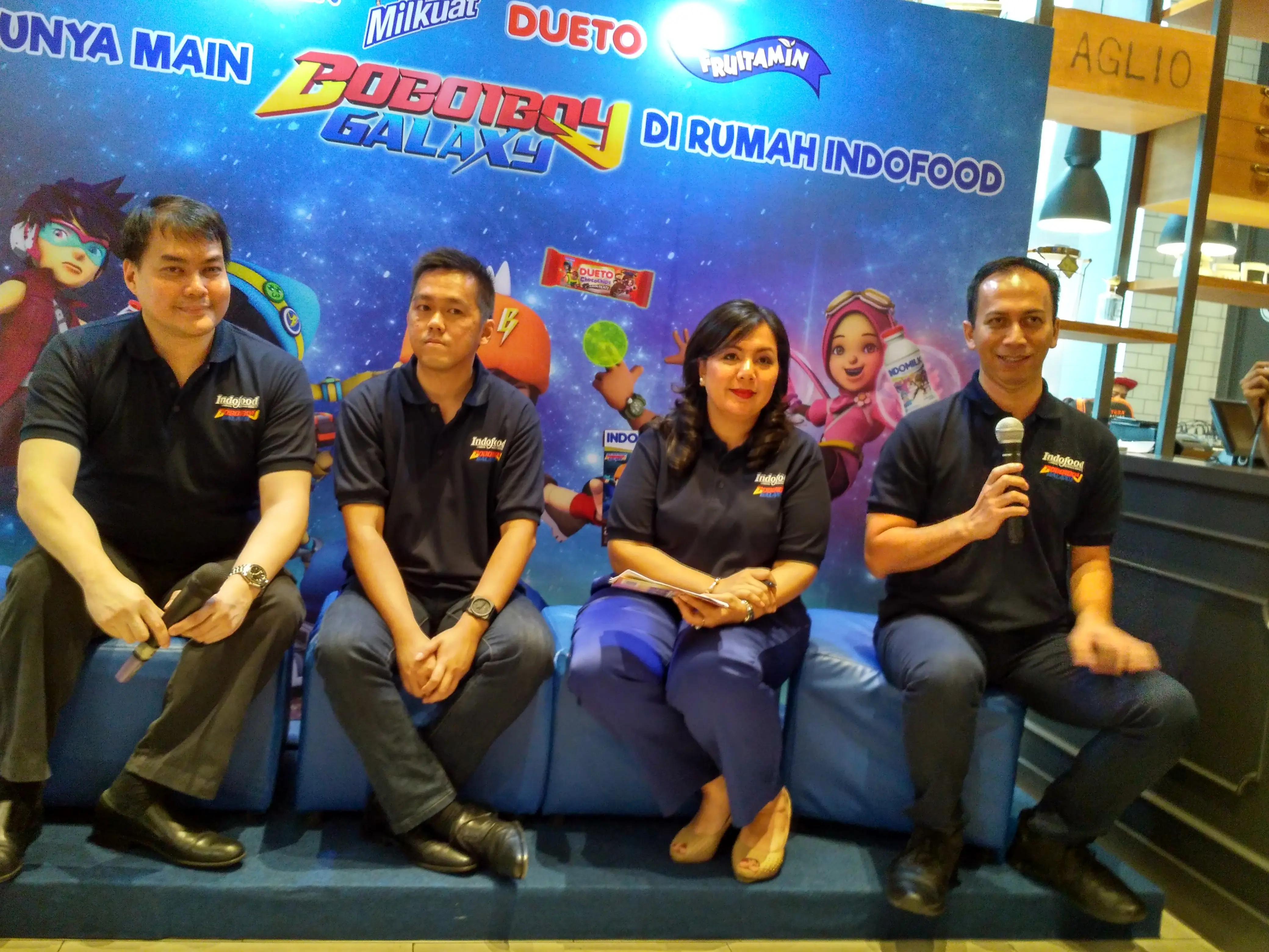 Indofood bekerjasama dengan karakter dalam Boboiboy Galaxy meluncurkan program permainan menggunakan produk-produk Indofood CBP. 