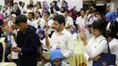 Sejumlah profesor dan pegawai Lembaga Ilmu Pengetahuan Indonesia (LIPI) mengadu ke Komisi VII DPR di Kompleks Parlemen Senayan, Rabu (30/1). Mereka mengadukan sang kepala, Laksana Tri Handoko terkait reorganisasi di tubuh LIPI. (Liputan6.com/Johan Tallo)