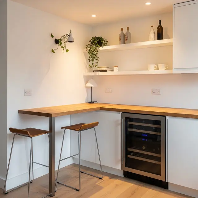 Mini Bar Dapur Minimalis (AI Generated)