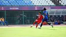 Irfan Jauhari menambah gol Indonesia pada menit ke-89. Fajar Fatur Rahman menambah gol pada masa injury time. (Dok. PSSI)