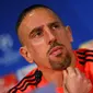 Franck Ribery during news conference prior to UEFA Champions League match against Juventus. REUTERS/Michael Dalder