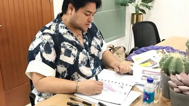 Potret ruang kerja Ivan Gunawan