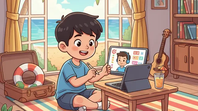 Liburan Sekolah di Rumah