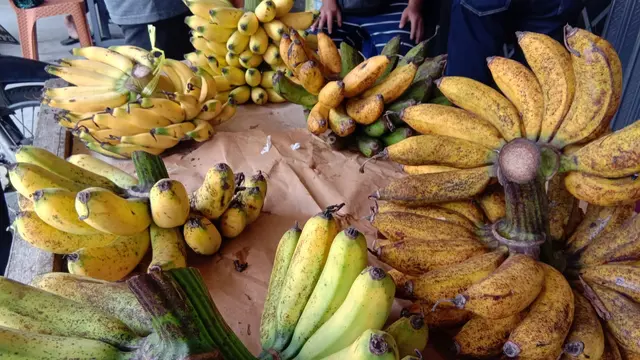 Nenek Arsiah berjualan pisang di Pontianak, Kalbar. (Foto: Liputan6.com/Aceng Mukaram)