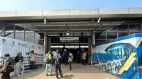 Pembangunan Stasiun Rangkasbitung dan pelaksanaan switch over pekerjaan tahap pertama, mulai Rabu 18 September 2024 flow layanan pengguna KRL Commuter Line yang akan masuk dan keluar di Stasiun Rangkasbitung dan jalur kereta akan disesuaikan.