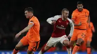 Gelandang Arsenal, Jack Wilshere, yakin bakal mendapatkan kontrak baru di klub karena sedang memiliki penampilan yang impresif belakangan ini. (AFP/Adrian Dennis)