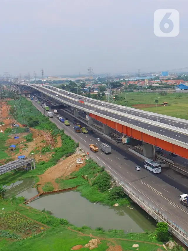 Melihat Tol Layang Jakarta-Cikampek dari Udara