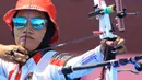 Jalannya pertandingan perempat final tak kalah sengit. Indonesia membuka set pertama dengan kemenangan tipis 35-34. Turki membalas dengan skor 38-35 dan berbalik unggul di set ketiga dengan skor tipis 36-35. (Foto: Dok NOC Indonesia)