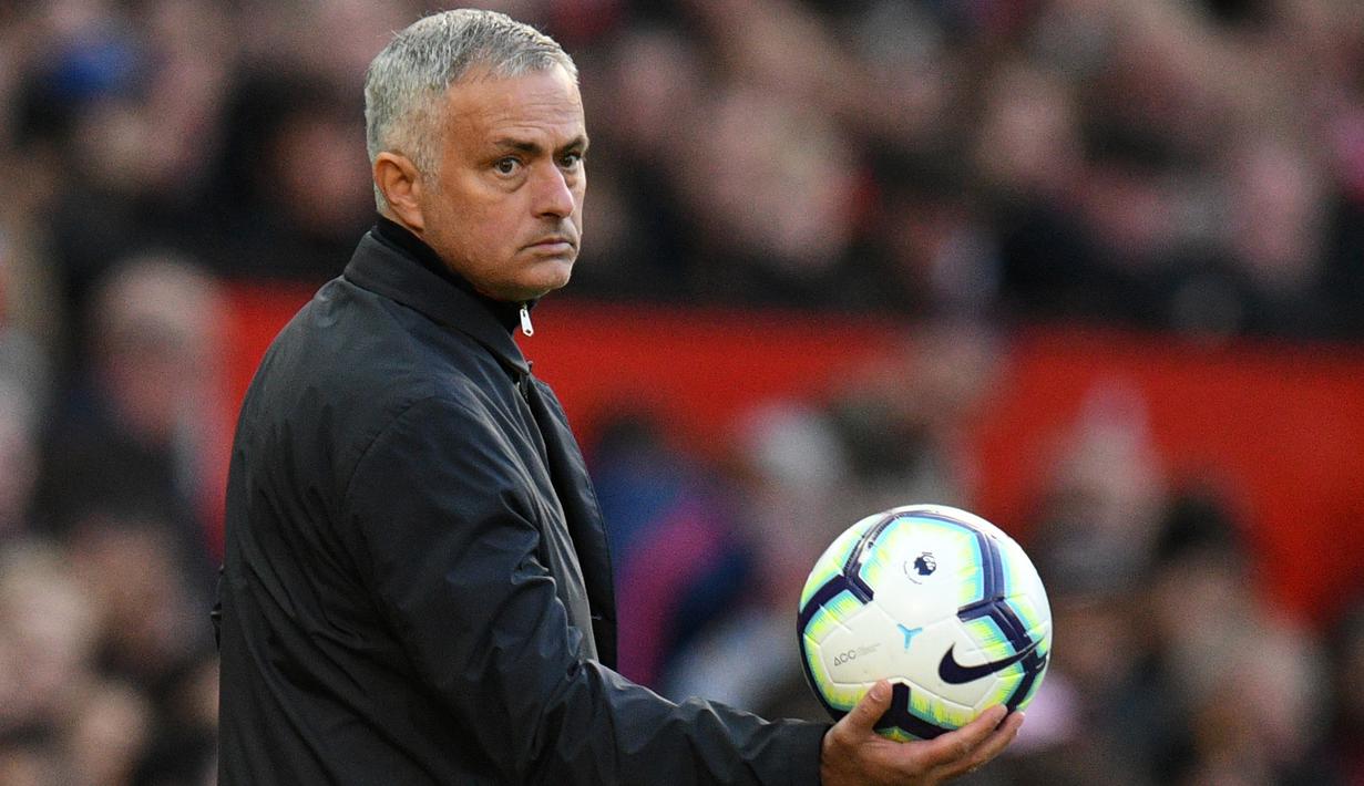 Hasil yang kurang memuaskan saat menjadi manajer Manchester United membuat Jose Mourinho kariernya bersama Setan Merah tidak berlangsung lama. (AFP/Oli Scarff)