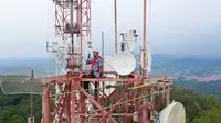 Sepanjang paruh pertama 2021, Telkom telah mengembangkan kapasitas dan meningkatkan kualitas layanan di ranah digital connectivity. (Dok. Telkom)