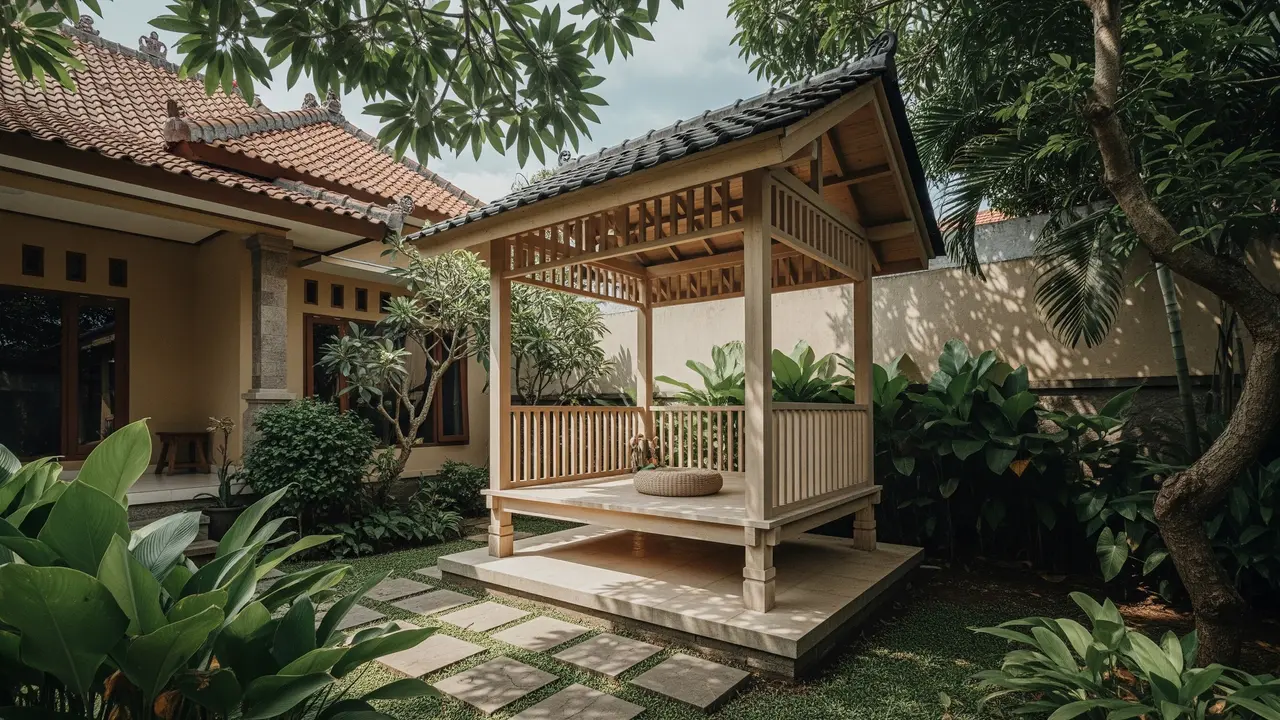 Inspirasi Gazebo Mini untuk Halaman Belakang Rumah