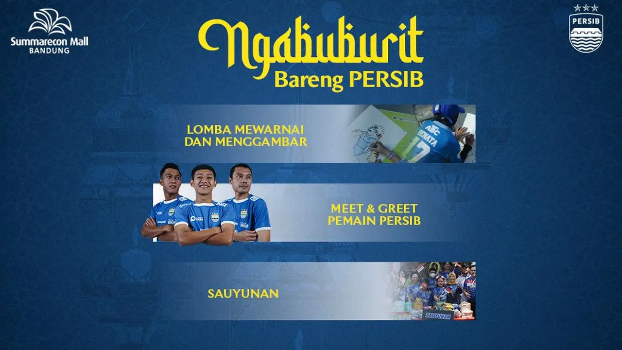 Ngabuburit Bareng Persib Digelar 23 Maret