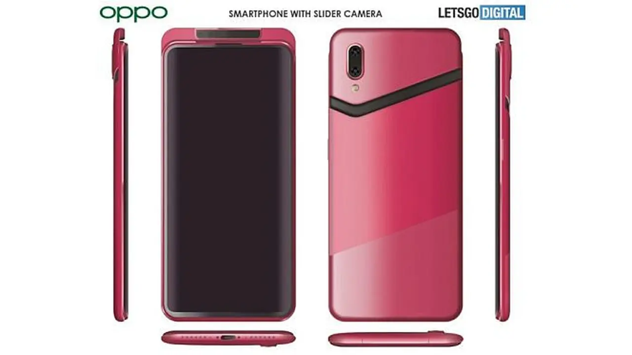 Ilustrasi paten smartphone Oppo