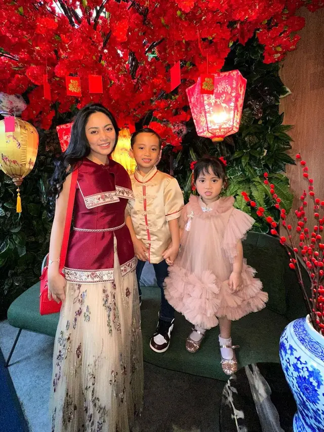 Rachel Vennya dalam perayaan Imlek tahun ini (Foto: Instagram rachelvennya)