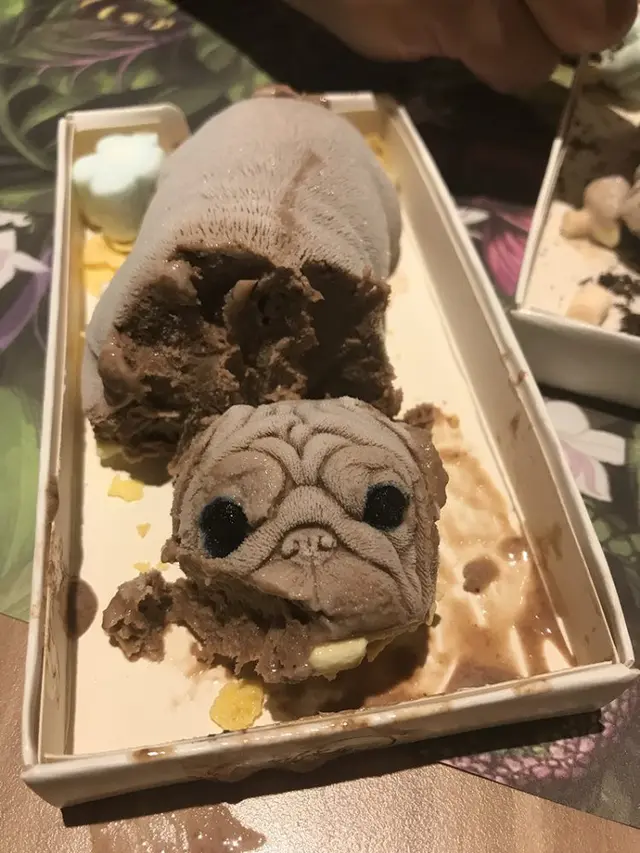 Es krim anjing di Taiwan (instagram @sowingthesweets)