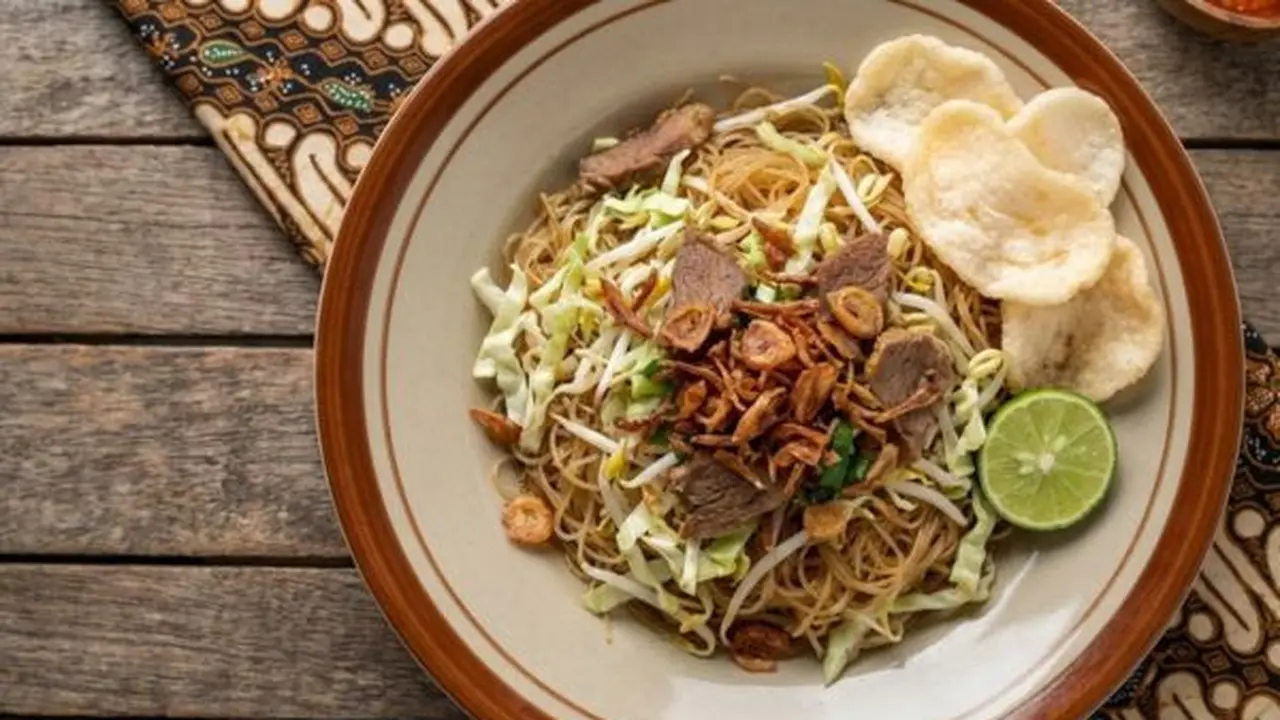 Ilustrasi Resep Soto Kering/Gemini AI