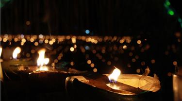 Padamala, lampu khusus saat perayaan Tumbilotohe (Arfandi Ibrahim/Liputan6.com)