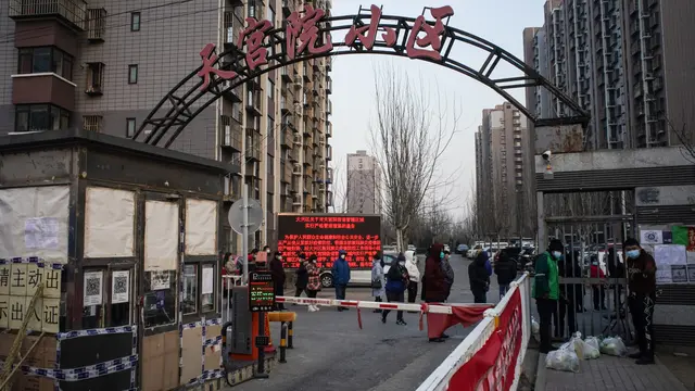 Distrik Daxing di Beijing Sediakan Pasokan Makanan untuk Lockdown