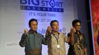 Peluncuran The Big Start Indonesia, web series kompetisi yang fokus pada pencarian pengusaha kreatif lokal. (Liputan6.com/ Agustinus Mario Damar)