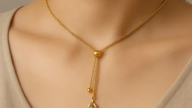 Kalung Padi 5 Gram: Simpel, Gaya, Tak Lekang Waktu!