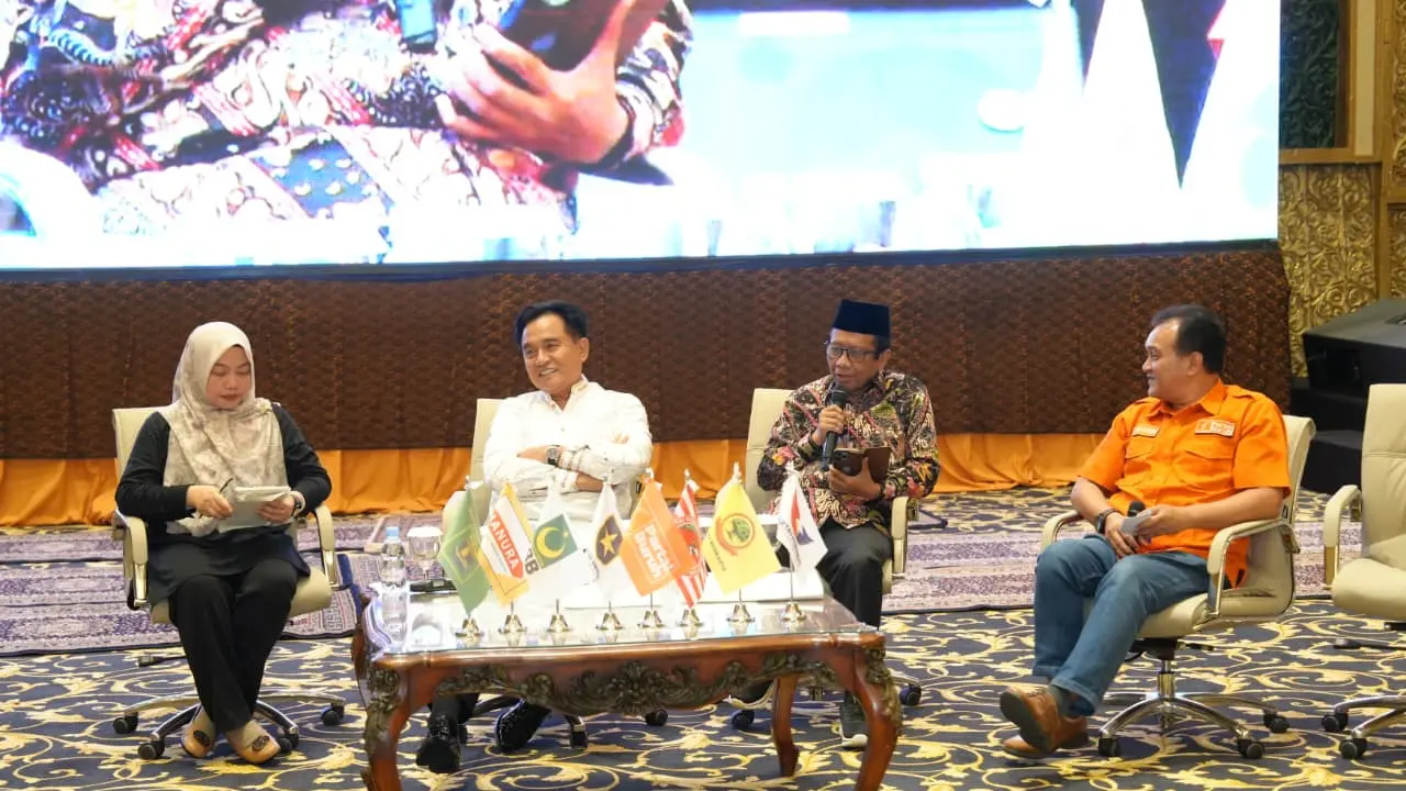 Gelaran Seminar Nasional membahas Parliamentary Threshold, di Jakarta Selatan, Selasa (3/3/2026).