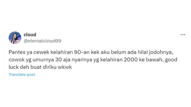 6 Cuitan Netizen Kelahiran 90-an Ini Bikin Senyum Tipis, Sedang Nikmati Hidup