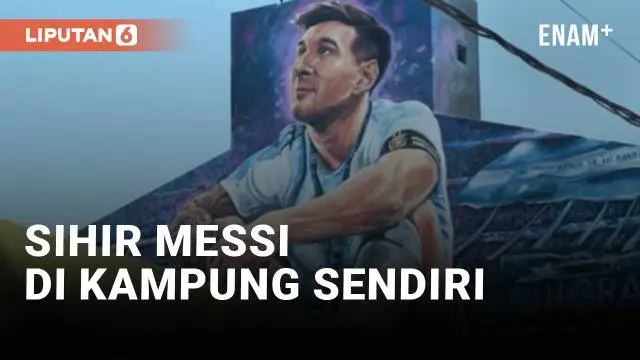 Sosok Lionel Messi kini sedang jadi perhatian dunia usai membawa timnas Argentina ke babak final Piala Dunia 2022. Di kampung halamannya sendiri, messi kini semakin dipuja.