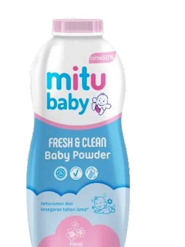 Mitu Baby Powder Fresh & Clean Pink Floral