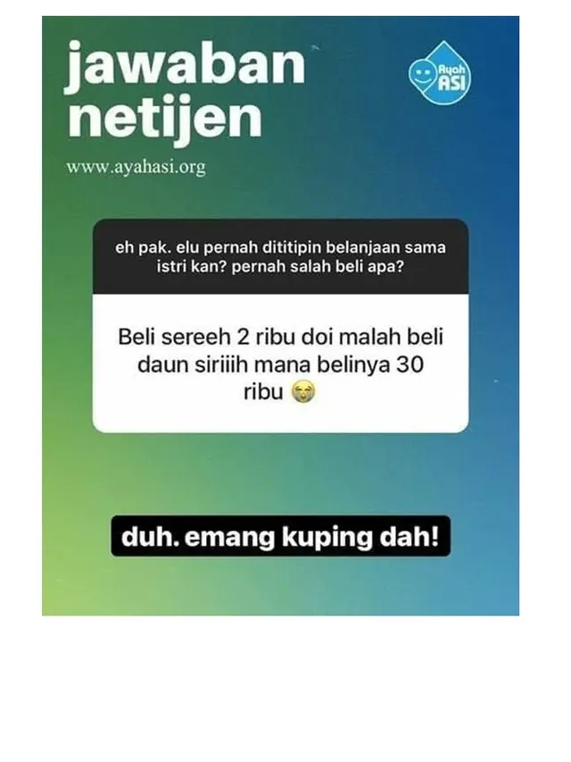 10 Curhatan Suami Salah Beli Titipan Belanja Istri Ini Bikin Geleng Kepala
