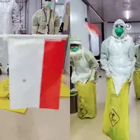 Momen nakes merayakan HUT RI ke-76 (@dnar5/tiktok.com)