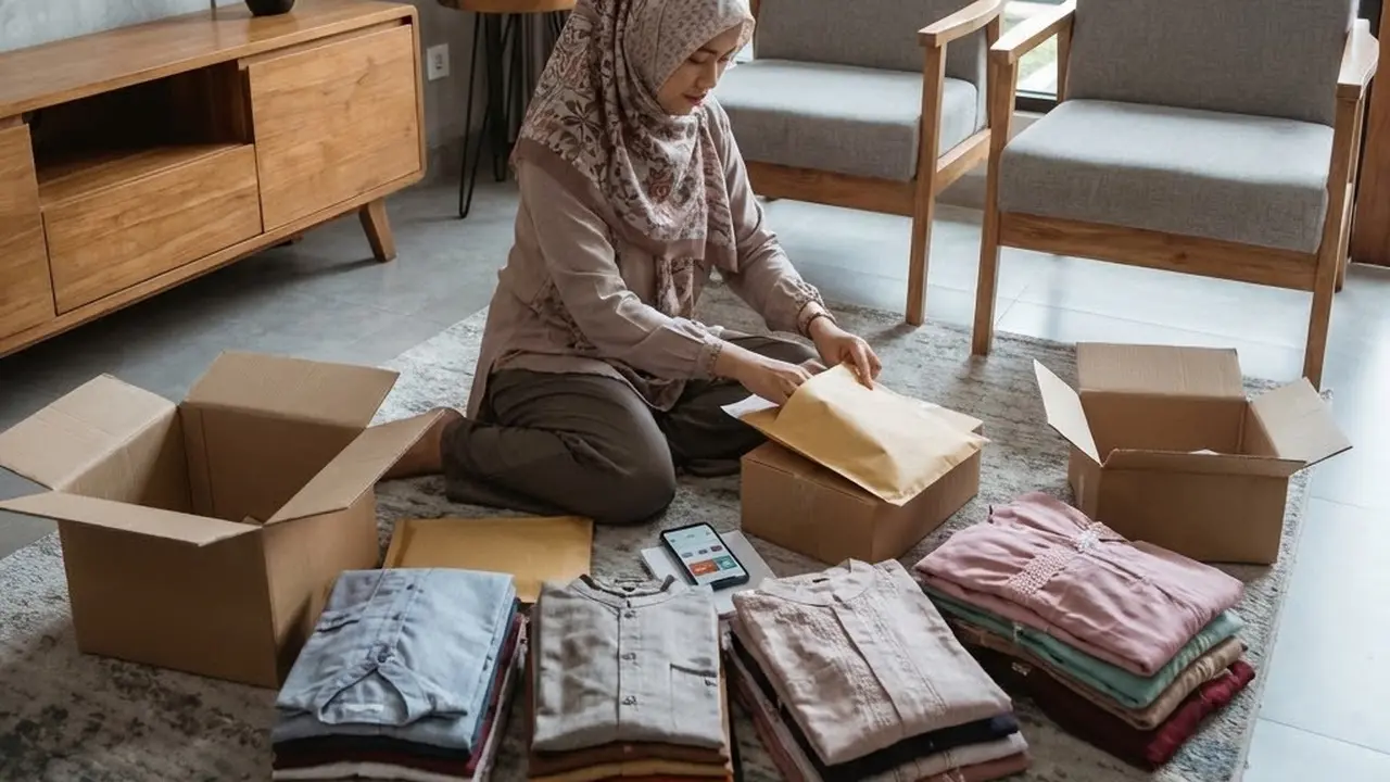 Jualan baju lebaran