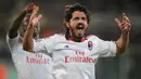 Gennaro Gattuso merupakan sosok pejuang keras di lini tengah AC Milan.  Dengan gaya khas ngototnya ia menjadi salah satu pilar tangguhnya lini tengah Rossoneri kala itu. (AFP/Alberto Lingria)
