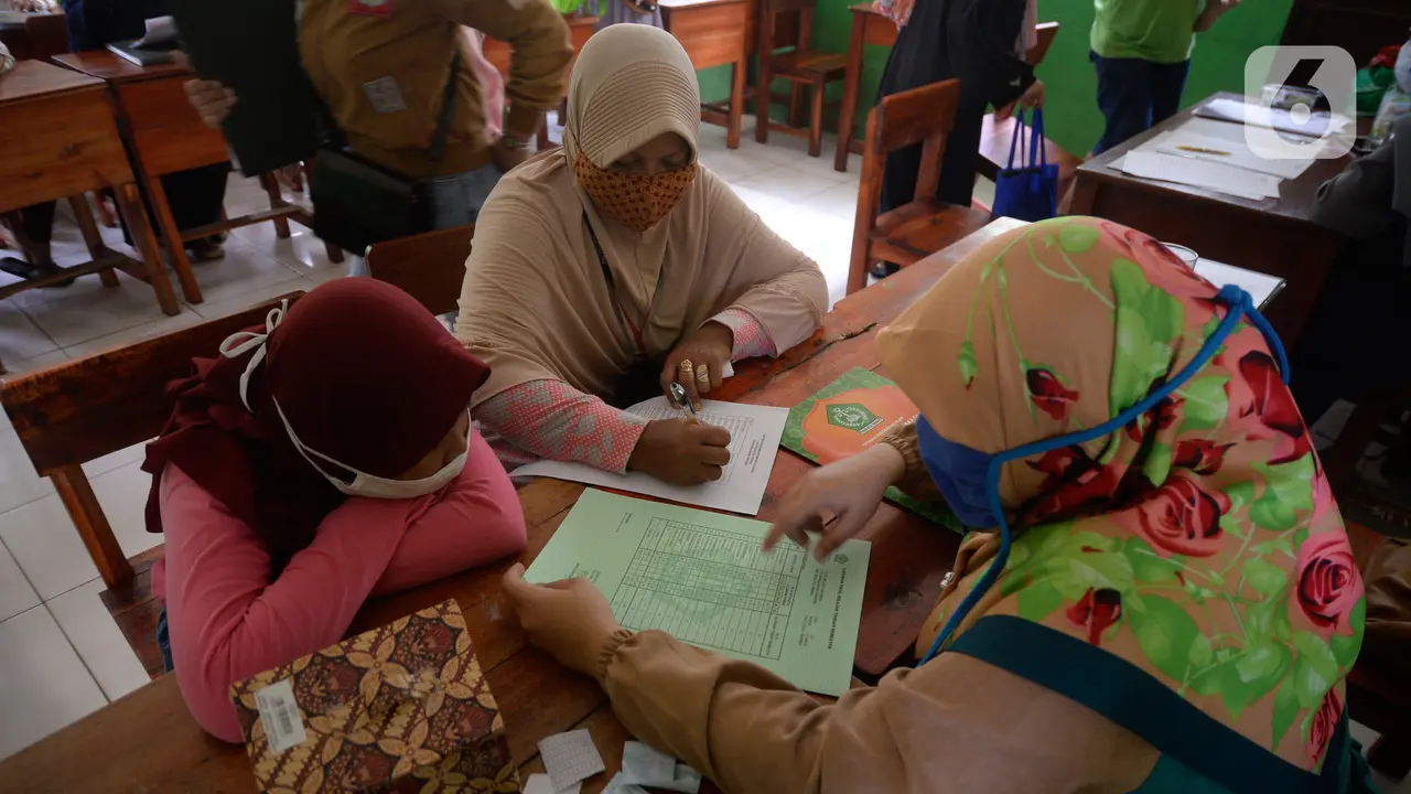 Suasana Penerimaan Rapot Belajar Online Saat Pandemi