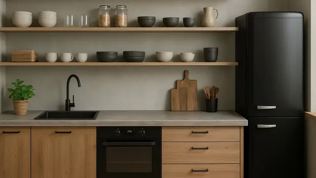 Dekorasi Dapur Minimalis di Perumahan Subsidi (Foto: ChatGPT)